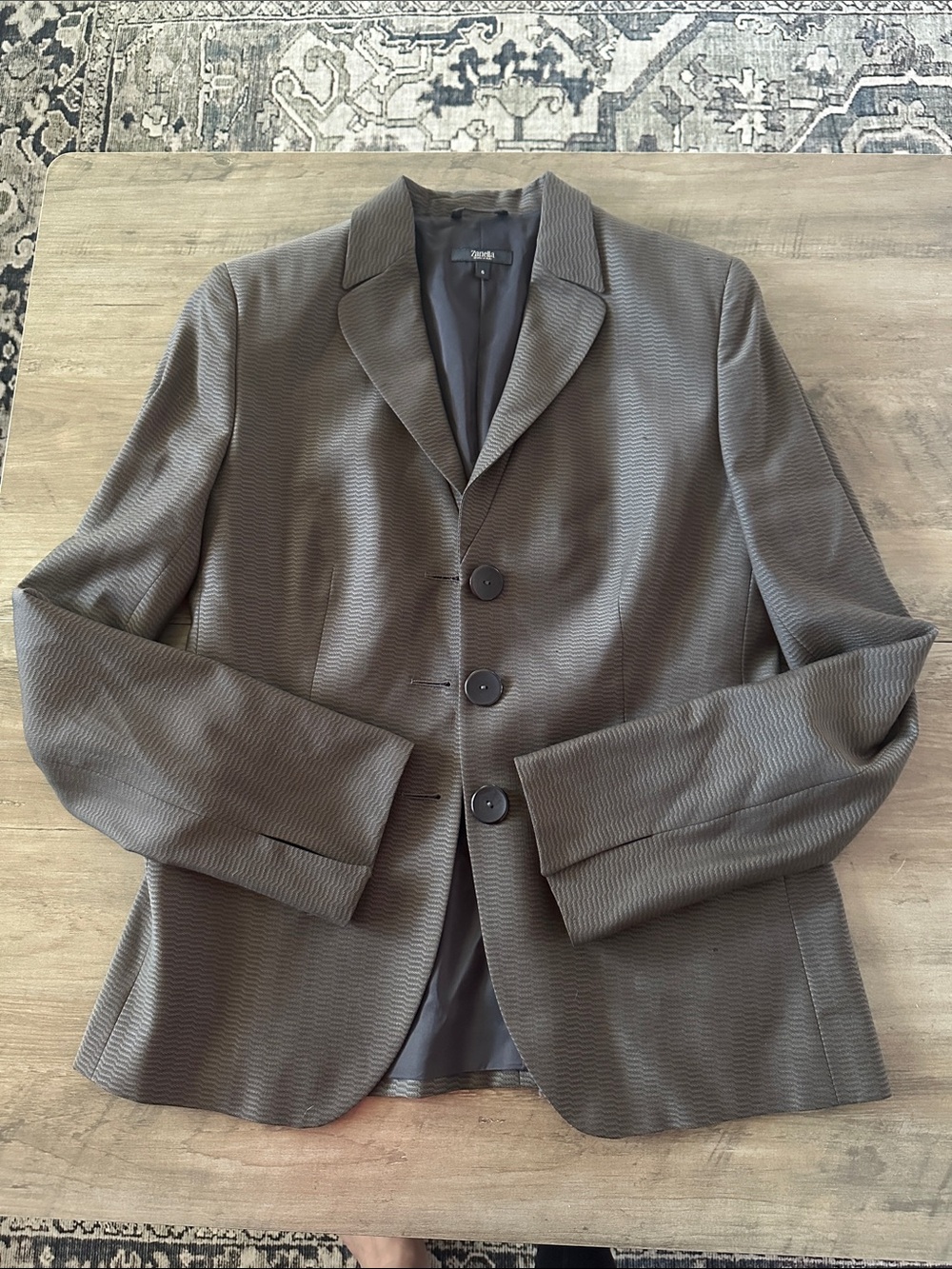 Women's Tailored Blazer - Gray